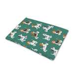Cute Jack Russell Terrier Pattern Print Pet Cooling Mat Cover
