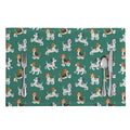 Cute Jack Russell Terrier Pattern Print Placemat