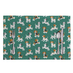 Cute Jack Russell Terrier Pattern Print Placemat