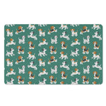Cute Jack Russell Terrier Pattern Print Polyester Doormat