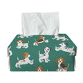 Cute Jack Russell Terrier Pattern Print Rectangle Tissue Box Cover