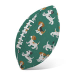 Cute Jack Russell Terrier Pattern Print Rugby Ball