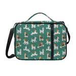 Cute Jack Russell Terrier Pattern Print Shoulder Strap Bible Bag