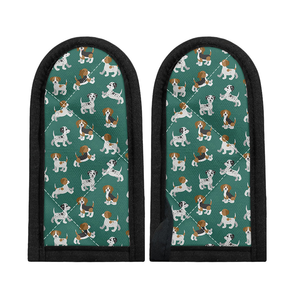 Cute Jack Russell Terrier Pattern Print Skillet Handle Cover
