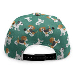 Cute Jack Russell Terrier Pattern Print Snapback Cap