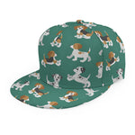 Cute Jack Russell Terrier Pattern Print Snapback Cap