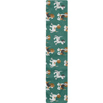 Cute Jack Russell Terrier Pattern Print Table Runner