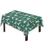 Cute Jack Russell Terrier Pattern Print Tablecloth