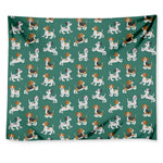 Cute Jack Russell Terrier Pattern Print Tapestry