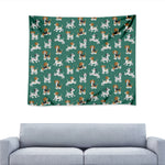 Cute Jack Russell Terrier Pattern Print Tapestry