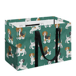 Cute Jack Russell Terrier Pattern Print Utility Tote Bag