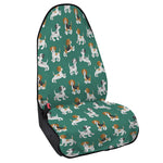 Cute Jack Russell Terrier Pattern Print Waterproof Car Seat Cover