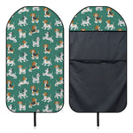 Cute Jack Russell Terrier Pattern Print Waterproof Car Seat Cover