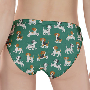 Cute Jack Russell Terrier Pattern Print Women's Panties