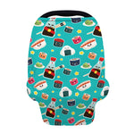 Cute Japanese Sushi Pattern Print Baby Seat Cover