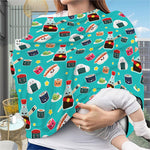 Cute Japanese Sushi Pattern Print Baby Seat Cover