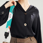 Cute Japanese Sushi Pattern Print Bag Strap