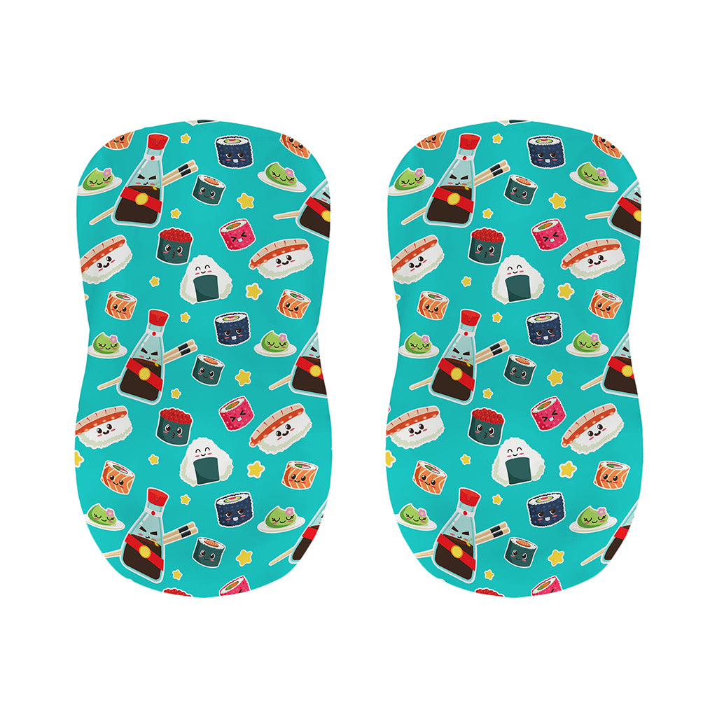 Cute Japanese Sushi Pattern Print Bar Stool Covers