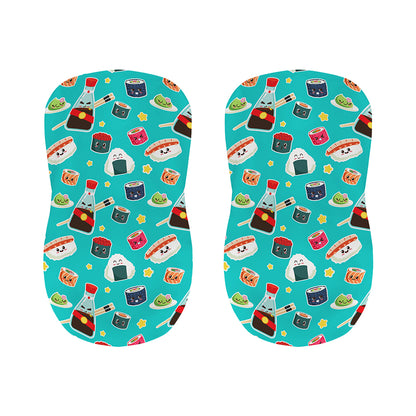 Cute Japanese Sushi Pattern Print Bar Stool Covers