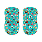 Cute Japanese Sushi Pattern Print Bar Stool Covers