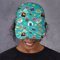 Cute Japanese Sushi Pattern Print Baseball Cap