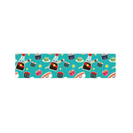 Cute Japanese Sushi Pattern Print Bed Runner