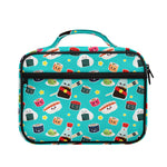Cute Japanese Sushi Pattern Print Briefcase Bible Bag