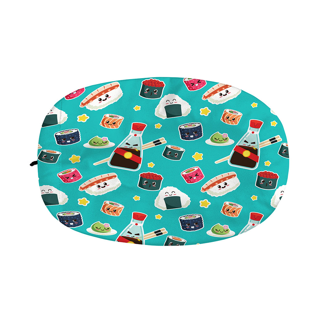 Cute Japanese Sushi Pattern Print Car Side Mirror Covers