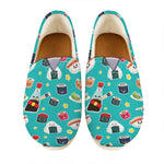 Cute Japanese Sushi Pattern Print Casual Shoes