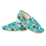 Cute Japanese Sushi Pattern Print Casual Shoes