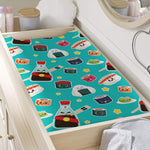 Cute Japanese Sushi Pattern Print Changing Pad Cover