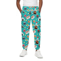 Cute Japanese Sushi Pattern Print Cotton Sweatpants