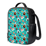 Cute Japanese Sushi Pattern Print Crossbody Lunch Bag