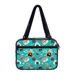 Cute Japanese Sushi Pattern Print Double Strap Bible Bag