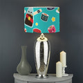 Cute Japanese Sushi Pattern Print Drum Lamp Shade