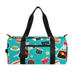 Cute Japanese Sushi Pattern Print Gym Bag