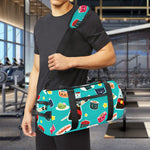 Cute Japanese Sushi Pattern Print Gym Bag