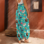 Cute Japanese Sushi Pattern Print Harem Pants