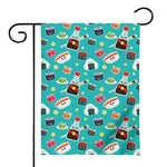 Cute Japanese Sushi Pattern Print House Flag