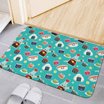 Cute Japanese Sushi Pattern Print Indoor Door Mat