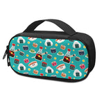 Cute Japanese Sushi Pattern Print Insulin Cooler Travel Case