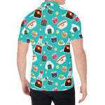 Cute Japanese Sushi Pattern Print Men's Shirt
