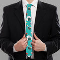 Cute Japanese Sushi Pattern Print Necktie
