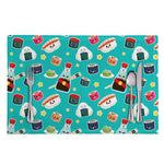 Cute Japanese Sushi Pattern Print Placemat