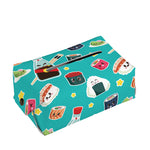 Cute Japanese Sushi Pattern Print Rectangle Tissue Box Cover