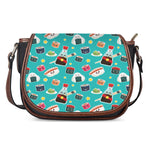 Cute Japanese Sushi Pattern Print Saddle Bag