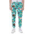 Cute Japanese Sushi Pattern Print Joggers