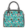 Cute Japanese Sushi Pattern Print Shoulder Handbag