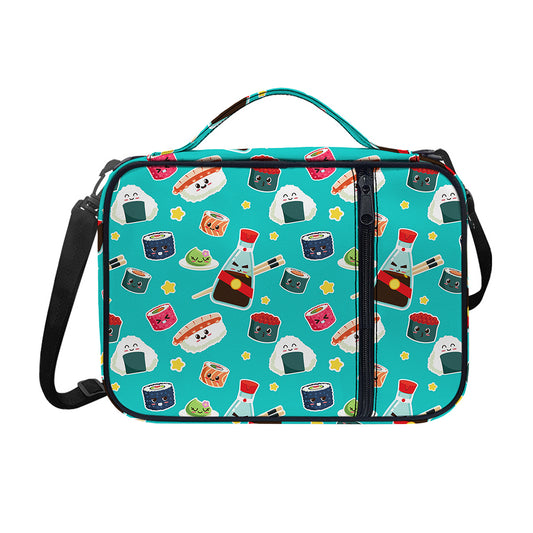 Cute Japanese Sushi Pattern Print Shoulder Strap Bible Bag