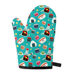 Cute Japanese Sushi Pattern Print Single Oven Mitt
